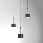 Milagro MLP7768 Висяща лампа ARENA GREEN/GOLD 3xGX53