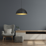 Milagro MLP7896 BETA BLACK/GOLD висяща лампа 1xE27 35см