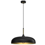 Milagro MLP7898 Висяща лампа LINCOLN BLACK/GOLD 1xE27 45см
