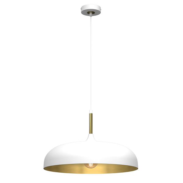 mlp7899a.png Milagro MLP7899 Висяща лампа LINCOLN WHITE/GOLD 1xE27 45см
