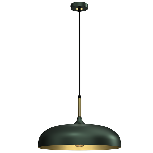 mlp7900a.png Milagro MLP7900 LINCOLN GREEN/GOLD висяща лампа 1xE27 45см