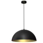 Milagro MLP7973 BETA BLACK/GOLD висяща лампа 1xE27 45см