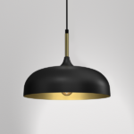 Milagro MLP8030 Висяща лампа LINCOLN BLACK/GOLD 1xE27 35см