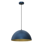Milagro MLP8288 Висяща лампа BETA NAVY BLUE/GOLD 1xE27 35см