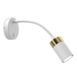 Milagro MLP8535 JOKER WHITE/GOLD флекс аплик 1xGU10