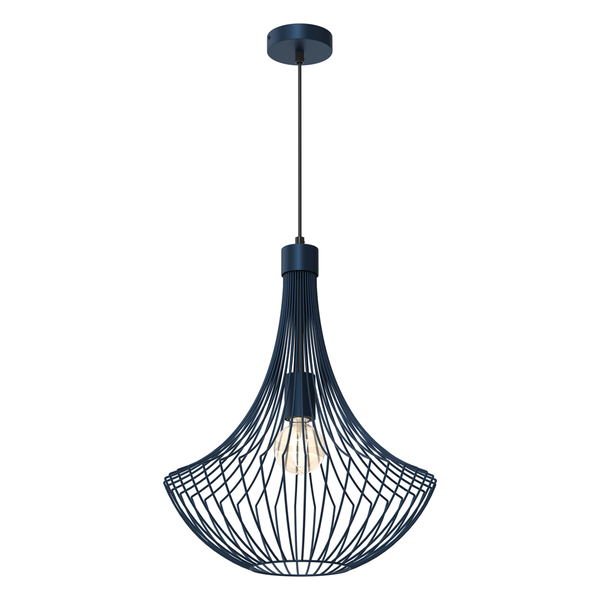 mlp8673a.png Milagro MLP8673 Висяща лампа CESTA NAVY BLUE 1xE27