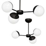 Milagro MLP8865 Полилей SFERA BLACK 3xE14