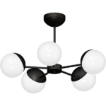 Milagro MLP8866 SFERA BLACK полилей 5xE14