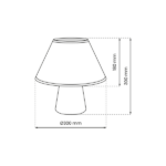 Milagro MLP8883 FIFI GREEN нощна лампа 1xE27