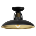 Milagro MLP8905 FELIX BLACK/GOLD Плафониера 1xE27