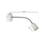 Milagro MLP9639 MAXI WHITE аплик 1xGU10