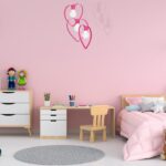 Milagro MLP9957 AMORE ТЪМНО РОЗОВА висяща лампа 3xE27