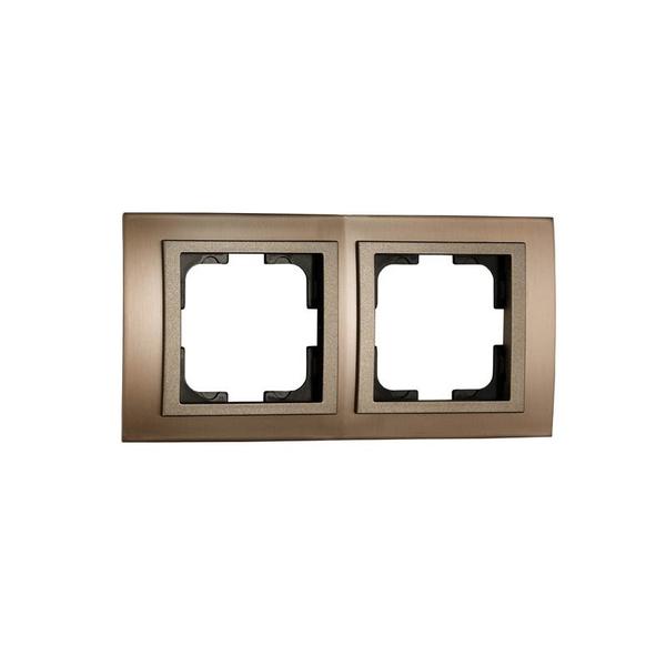 mono-chrome-dvojna-ramka-bronz.jpg Vito MN-106-430000-161 MONO CHROME двойна рамка Бронз