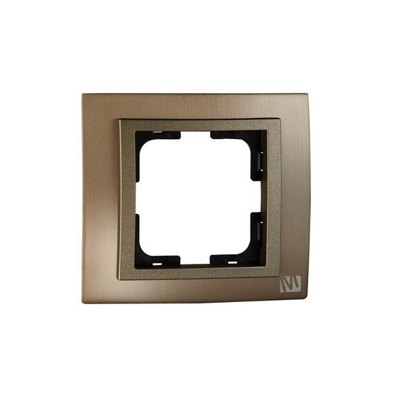 mono-chrome-edinitchna-ramka-bronz.jpg Vito MN-106-430000-160 MONO CHROME единична рамка Бронз