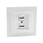 Vito MN-102-190005-178 MONO DESPINA двойно USB зарядно Бял