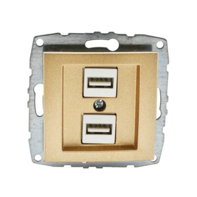 Vito MN-500-002205-178 MONO DESPINA Механизъм двойно USB зарядно Титан