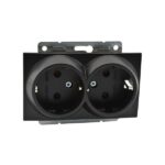 Vito MN-500-002004-120 MONO DESPINA Механизъм Контакт двоен заземен Графит