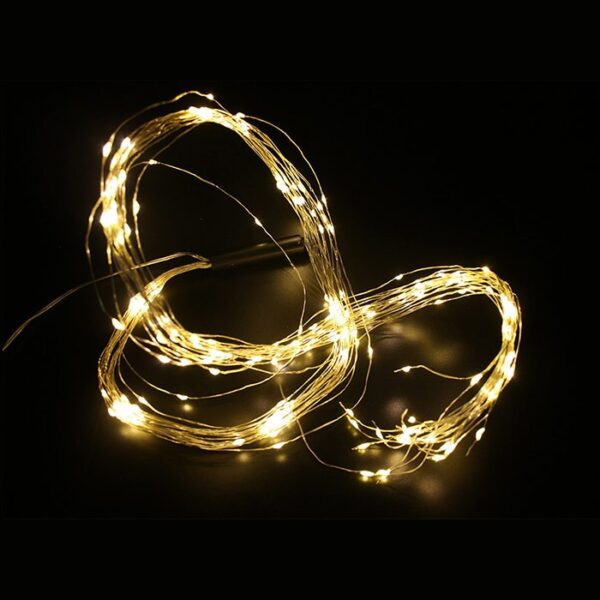 Vito 5620560 CHRISTMAS LIGHTING NATALE-7 WIRELINE 240LED 2700K 20X1.1M 4.5V IP44 SILVER
