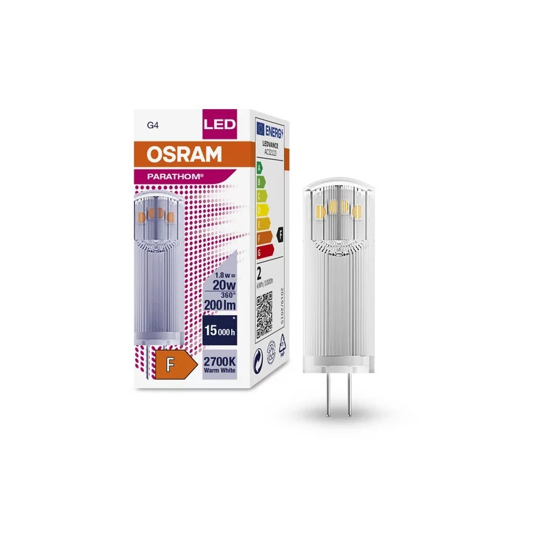 parathom-pin-cl-20-18w-827-g4.jpg Ledvance 4099854064753 LED ЛАМПА PARATHOM PIN CL 20 1.8W/827 G4