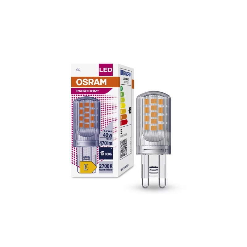 parathom-pin-cl-40-non-dim-38w-827-g9.jpg Ledvance 4099854248962 LED ЛАМПА PARATHOM PIN CL 40 non-dim 3.8W/827 G9