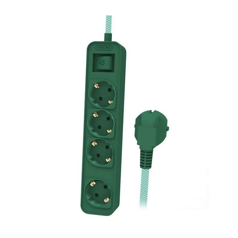 philips-chp2147g-razklonitel-4-gnezda15mzelen.jpg PHILIPS 4895229136915 РАЗКЛОНИТЕЛ С ЧЕТИРИ ГНЕЗДА1.5м CHP2147G ЗЕЛЕН