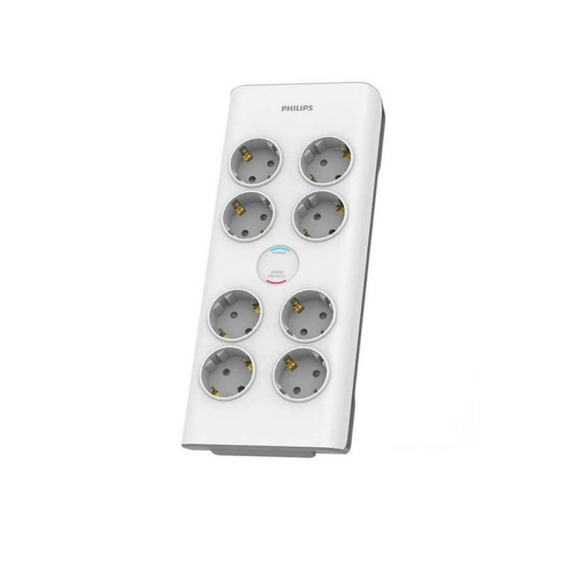 philips-spn7080-surge-protector-8-gnezda16a2m.jpg PHILIPS 4895229115859 РАЗКЛОНИТЕЛ ШУКО С 8 ГНЕЗДА SURGE PROTECTOR SPN708016A 2m