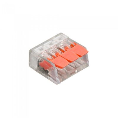 Vito 7200310 КЛЕМА ЗА КАБЕЛ С БЪРЗА ВРЪЗКА LOCKY 3 ПЛАСТМАСОВА 5 БР./ПАКЕТ