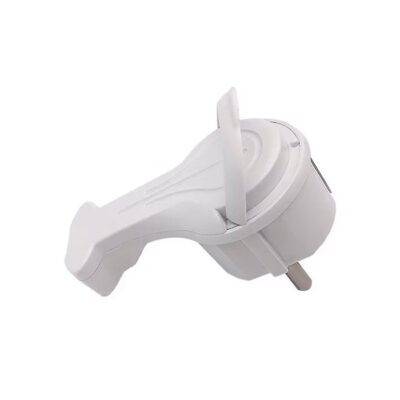 Vito 8002900 PLUG WITH HANDLE SLIMMY 16A 250V WHITE EARTH FLAT SCHUKO