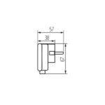 Kanlux 2186 Разклонители. контакти. щепсели PIN W/US PIN W/US