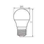 Kanlux 23418 LED Лампа източник на светлина BILO LED BILO 4.9W E27-NW