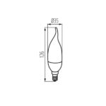 Kanlux 23438 LED Лампа източник на светлина IDO LED IDO 6.5W E14-NW