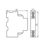 Kanlux 24081 Помощен контакт 1затв. 1отв.. страничен за KMP KMP-SAX11 KMP-SAX11