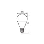 Kanlux 26766 LED Лампа източник на светлина BILO LED BILO 6.5W E14-NW