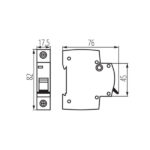 Kanlux 27253 Автоматичен прекъсвач монофазен. 1P KMB6 KMB6-C63/1