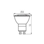 Kanlux 31237 LED Лампа източник на светлина GU10 LED GU10 8W-NW LED
