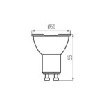 Kanlux 35258 LED Лампа източник на светлина IQ-LED GU10 4.9W IQ-LED GU10 4.9W-CW