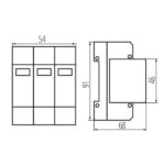 Kanlux 36311 Защита от утечка на електрически ток KSPD KSPD-T2 275/120 3P