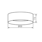 Kanlux 36469 LED плафониера RIFA LED RIFA LED 17.5W WW N1