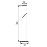 Kanlux 36545 Градинско осветително тяло със сменяем източник на светлина LAVEN LAVEN 80 GR
