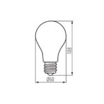 Kanlux 37240 LED Лампа източник на светлина XLEDIM A60 XLEDIM A60 E27 11W-WW