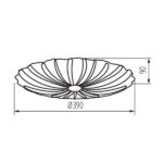 Kanlux 37322 LED плафониера BONSA LED BONSA LED 17.5W NW