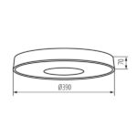Kanlux 37326 LED плафониера VAND LED VAND LED 17.5W NW W