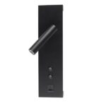 Vito 2103260 READING LIGHT LINATE-C 12W 3000K 770Lm BLACK 300*80*142 TYPE-C+USB