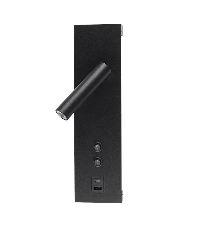 reading-light-linate-c-12w-3000k-770lm-black-30080142-type-cusb-2103260-vito.jpg Vito 2103260 READING LIGHT LINATE-C 12W 3000K 770Lm BLACK 300*80*142 TYPE-C+USB