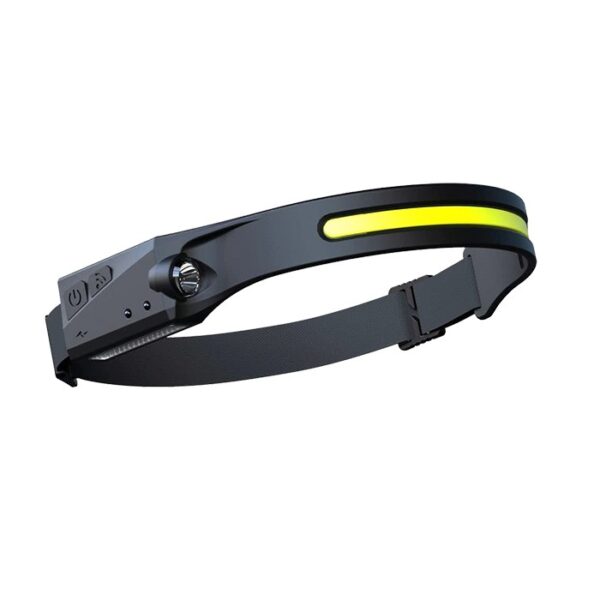 Vito 5000540 RECHARGEABLE HEAD LIGHT FLASH-7 3W/1W 6000K 300Lm/100Lm HANDMOTION-SENSOR TYPE-C BLACK