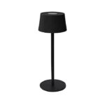 Vito 5301820 ПРЕЗАРЕЖДАЕМА LED НАСТОЛНА ЛАМПА AURORA 3W 3000K ЧЕРНА 3XDIM 5V-USB LI-ION БАТЕРИЯ IP