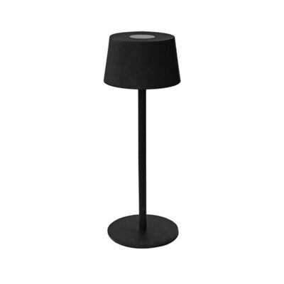 Vito 5301820 ПРЕЗАРЕЖДАЕМА LED НАСТОЛНА ЛАМПА AURORA 3W 3000K ЧЕРНА 3XDIM 5V-USB LI-ION БАТЕРИЯ IP