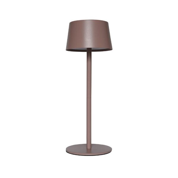 Vito 5301850 ПРЕЗАРЕЖДАЕМА LED НАСТОЛНА ЛАМПА AURORA 3W 3000K РОЗОВA 3XDIM 5V-USB LI-ION БАТЕРИЯ IP
