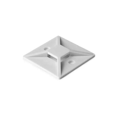 Vito 7110010 SET OF 100 PCS BASES FOR CABLE TIES 20x20cm WHITE