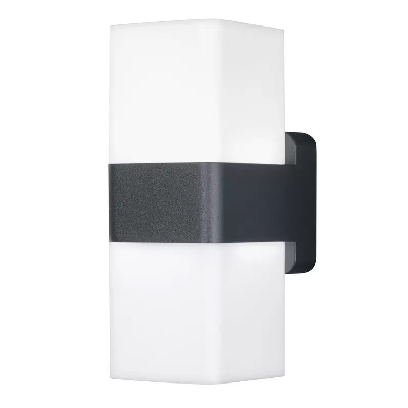 smart-wifi-cube-wall-updown-rgbw-900lm-dg-ip44.jpg Ledvance 4058075478077 ЛАМПА ЗА ОТКРИТО SMART WIFI CUBE WALL UPDOWN RGBW 900lm DG IP44 SMART